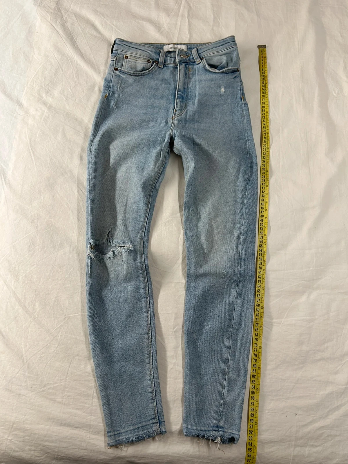 Jean skinny bleu clair zara woman taille 36
